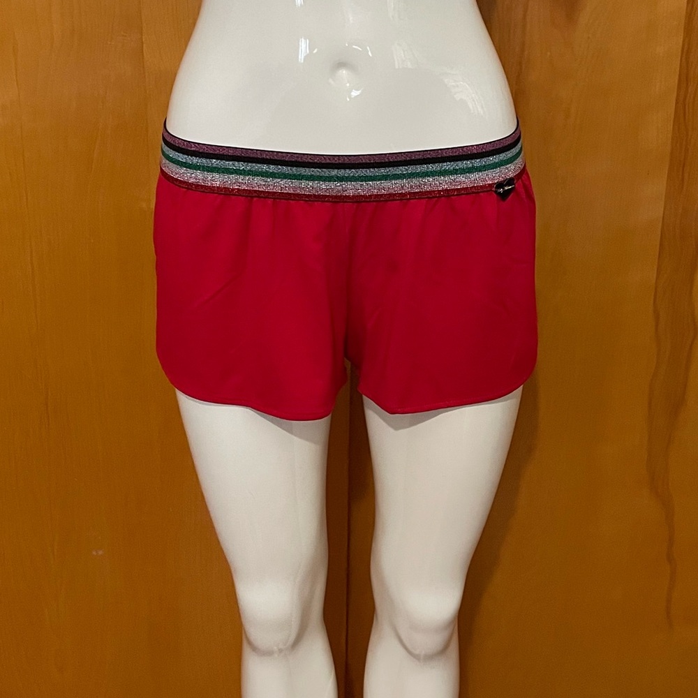 Cute Booty Lounge Shorts Size Small Red
